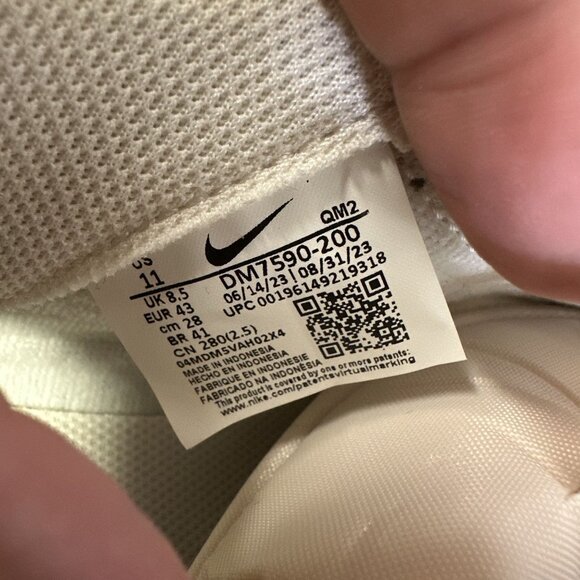 Nike Court Legacy Lift Women 11 Beige DM7590-200 Leather Lifestyle Shoes - Picture 8 of 8